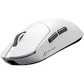 ATTACK SHARK X8 ULTRA Mouse for Large Hand, 55g SUPERLIGHT, PixArt PAW3950MAX Gaming Sensor, BT/2.4G Wireless/Wired, Adjustab