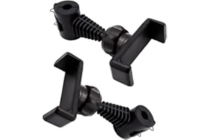 BYHLYH 2 Pack Golf Swing Recorder Holder 360° Rotation Universal Adjustable Phone Holder Universal Golf Trolley Buggy Cart GPS Mount Shaft Adjustable Clamp