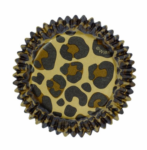 Wilton 5 cm (2 Zoll) Durchmesser Papier Leopard Standard Backen Fall, 75 Pack – Mehrfarbig