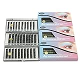 Wimpernverlängerung Set LuckyFine Kuenstliche Wimpern Einzeln Falsche Wimpern Wimpernverlängerung Starterset Augenwimpern Wimpern mit Kleber - 5