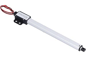 Fafeicy Mini Attuatore Lineare 12V Corsa 150mm 8mm/s 70N per Industria Agricoltura Impianti di Ventilazione