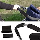 Hrph 2pcs Kinderwagen Griff Abdeckung Skid Multi Widerstand Rollstühle Poussette Anti-Rutsch-Matte Hand-Schutz-Abdeckung Werkzeuge