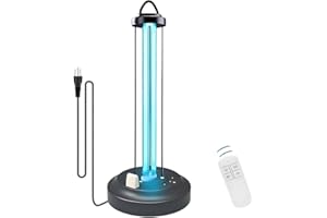 ZKX UV Licht Sanitizer Quarz Lampe Ozon UVC keimtötende Lampe zu entfernen Drei-Stufen-Timer 15/30/60 Minuten Fernbedienung 220V 60W