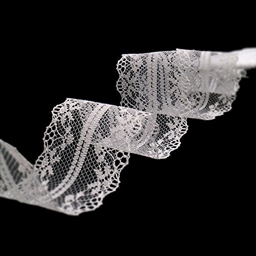 G2PLUS 10 M Vintage Spitzenbordüre Spitzenband Perfekt für Dekoband Handwerk Hochzeit Haus Dekor - 3