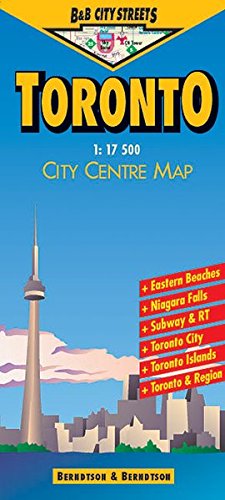 Toronto and Ontario: City Centre Map livre
