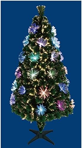 Christmas Tree 60cms Fibre Optic Indoor Christmas Tree Pre Lit Decorated Tree -T861-V12