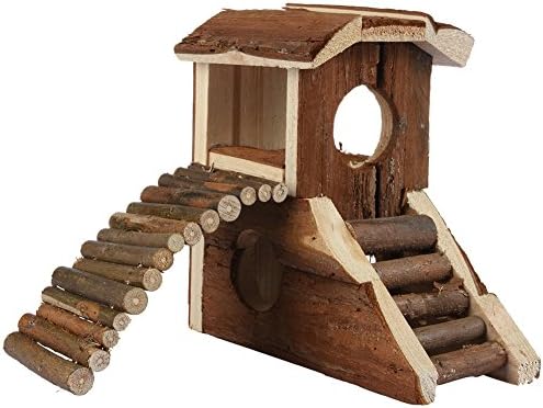 Hamster / Chinchillas / Guinea Pigs Pet Chimney House Nest for Small Animal to Play Chew
