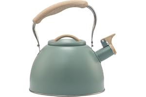 HASA ZONE Whistling Kettle for Gas Hob, 3L Stovetop Kettles Stainless Steel Whistling Kettle, Stove Induction Kettle, Teapot Kettle Coffee Kettle for Kitchen Gas Stove, Induction Cooker