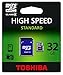 Produktbild Toshiba SD-C08GJ(BL5A Class 4 microSDHC 8GB Speicherkarte mit Adapter schwarz