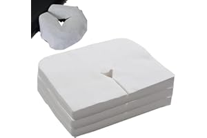YANAYI Protege Têtière pour Table De Massage, Housses D'appui-tête pour Table De Massage, Lot de 100 Housses Jetables Ultra Douces Et Antiadhésives pour Appui-tête pour Tables De Massage, Chaises Et Lits