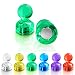 Produktbild Push Pin Magnete | im praktischen Set (10, 30, 60 oder 120 Stück) | starke Neodym Magnete für Magnettafel, Whiteboard, Kühlschrank etc. | viele Farben wählbar (10 Stück Grün)