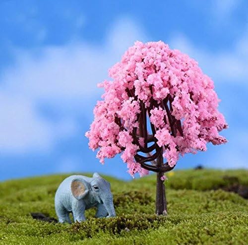 Miniature Plants Tree Fairy Garden Ornament Pot Decoration 1 Piece Happy Tree by