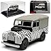 Produktbild Schuco Land Rover Serie 1 88 Safari Schwarz mit Weiss Pick up mit Aufsatz 1948-1958 H0 1/87 Modell Auto mit individiuellem Wunschkennzeichen