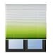 Produktbild JEMIDI Plissee zum verspannen OHNE BOHREN Klemmfix Klemmen Fertigplissee Rollo Jalousie Faltstore Faltrollo Rollo Farbverlauf Grün 75cm x 130cm