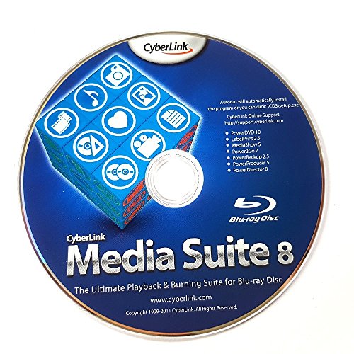Preisvergleich Produktbild CyberLink Media Suite 8 [Blu-Ray Disc] Videobearbeitung Videoschnitt (Bulk)