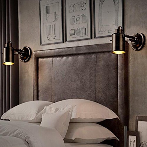 Retro Industrie schwarz Metall Anhänger Lampe Deckenleuchte Hängeleuchte Halterung für Büro Korridor Loft - 4