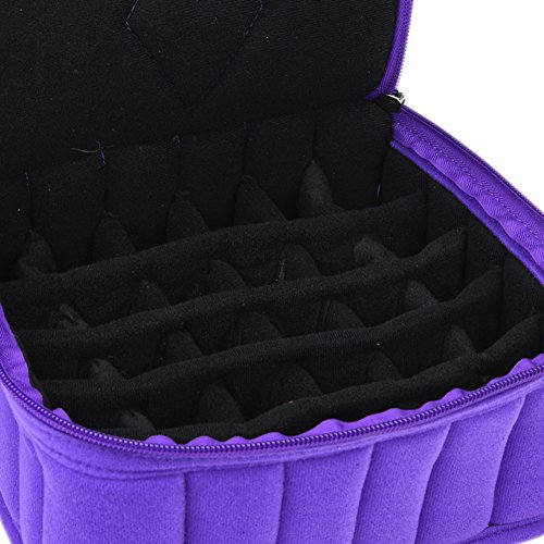 DCCN Aromatherapie Ätherische Öle Aufbewahrungstasche 30 Flaschen Tasche Duftöl Reise Tragetasche für 5ml 10ml 15ml Flaschen - 5