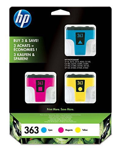 363 Tintenpatronen Cyan/Magenta/Gelb (3er-Packung)
