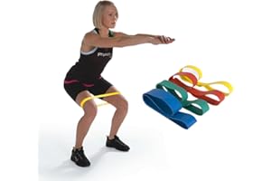 PhysioRoom Resistance Loop Band | Elastic Exercise Band for Physical Therapy Fitness Equipment Training, Pilates, Yoga & Rehabilitation | Use on Glutes, Legs, Arms & Shoulders Home Gym Equipment for Home