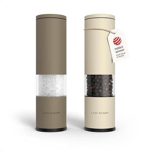 LARS NYSØM Salz- & Pfeffermühle manuell, Edelstahl