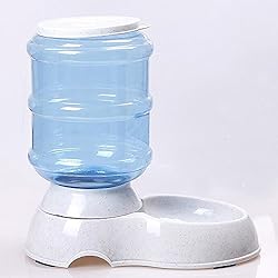 Dastrues Nouveau 3.5L / 11L automatique Pet Feeder potable fontaine chat chien en plastique alimentaire bol animaux distributeur d'eau (11L, Machine d'alimentation)