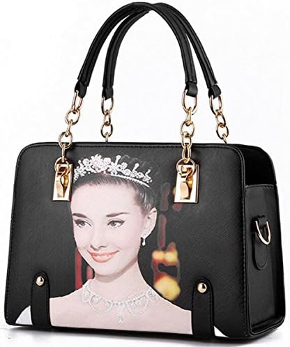 Ladies Tote Bags Women's Fashion Designer Celebrity Padlock Shoulder Handbag Quality Faux Leather With Strap (Corolla girl)
