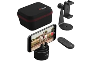 ‎PIVO Pivo Pod Silber Equestrian, Auto Kamera Stativ 360 für Pferde, Automatische Handyhalterung, Intelligente Aufnahme mit Fernbedienung und Zubehöre