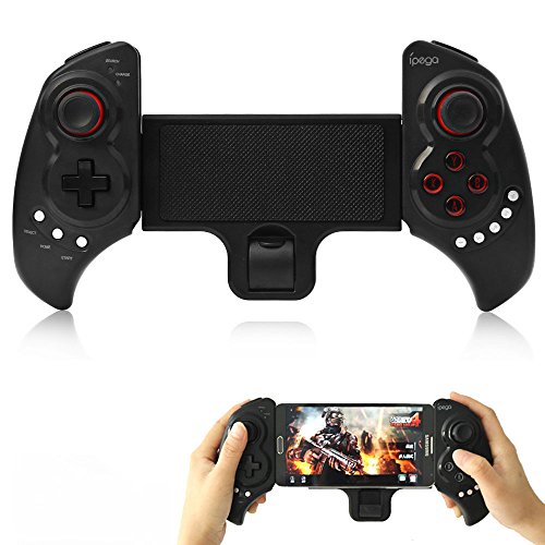 Preisvergleich Produktbild Gamepads Joystick mit Ständer Teleskop Wireless Bluetooth Game Controller Gamepad für iPhone iPod iPad iOS System Samsung Galaxy Note HTC LG Android Tablet PC
