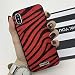 Produktbild GUYISJK iPhone-Handyhülle Handy Shell Luxus Mode Leopard Apple XS Max Xr Apple X Silikon 8 7 Plus Weiblichen Zebra 6S Plüsch Lanyard Net Rot Handy-Tasche, Ip-Xr Red Velvet Leopard
