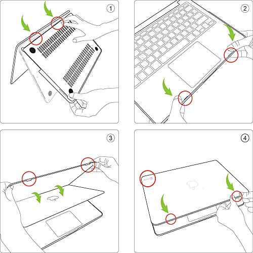 Fintie MacBook Pro 13  Non-Retina  H  lle - Ultrad  nne Hochwertige Matt Gummierte Hartschale Tasche Schutzh  lle Snap Case f  r Apple MacBook Pro 13 