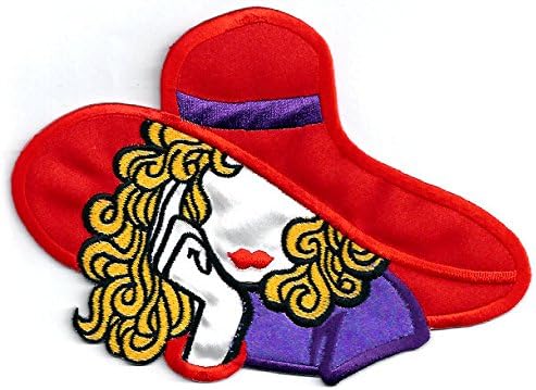 Red Hat Society - Red Hat - Fashion - Chic - Embroidered Iron On Applique Patch