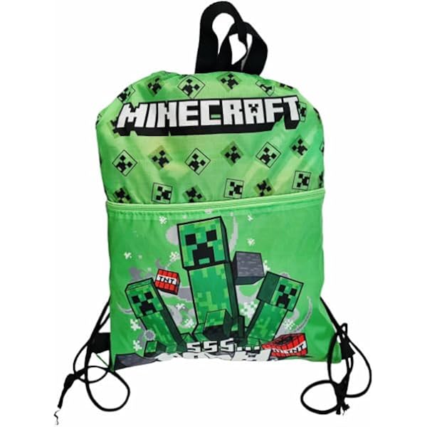 Minecraft pennenetui voor kinderen, school, gevuld met schrijfwaren (Steve Alex