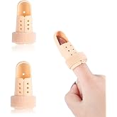 EODKSE Plastic Finger Splint, Pack of 2 Pieces, for Support and Protection of Broken Fingers, Immobilization of Knuckles and