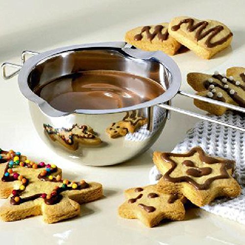 Schmelztopf – Schokolade Wasserbad Schmelzschale Wasserbadtopf Schmelzschüssel Wasserbadschüssel aus Edelstahl von SveBake - 6