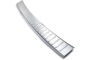 ‎TUNING-ART tuning-art BL966 Ladekantenschutz mit Abkantung für VW Golf 7 Limo 2012-2021, Farbe:Silber