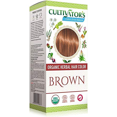Cultivator's Organic Herbal Hair Colour - Brown 100g