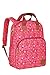 Produktbild Lässig Vintage Backpack Wickelrucksack/Wickeltasche inkl. Wickelzubehör, Paisley pink