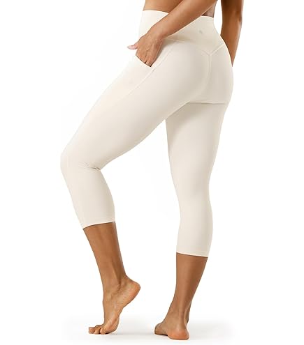 Leggins Capri Donna ACTINPUT - Vita Alta, Con Tasche, 3/4 Length, Per Yoga E Sport - Foto 6