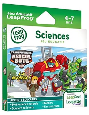 Leapfrog - 82013 - Jeu Electronique - Leappad / Leapster - Transformers Rescue Bots