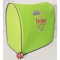 Abdeckhaube, Kitchenaid, Mod. Happy, Apfelgrün, Schutzhaube, Bestickt, Apfelgrün, Kitchen aid, Stickerei