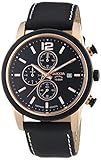 Boccia Herren-Armbanduhr XL Chronograph Quarz Leder 3759-02
