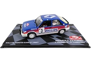 OPO 10 - Voiture Rallye 1/43 Compatible avec Renault 11 Turbo Monte Carlo 1987 Ragnotti Thimonier - BR19