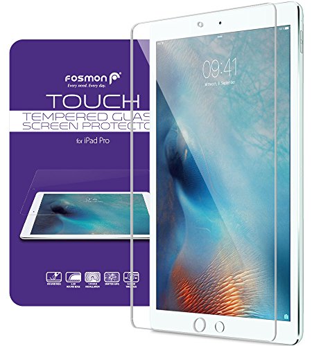 Apple iPad Pro (12,9 Zoll) Schutzglas, Fosmon [TOUCH] 0,33mm Gehärtetem Glas Schutzfolie Displayschutzfolie Panzerglas für Apple iPad Pro (12,9 Zoll) - 1 Pack