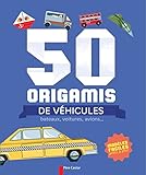 Image de 50 origamis de véhicules : Bateaux, voitures, avions...