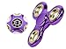 Produktbild Hand Spinner Glow in the Dark Anti Stress Fidget Toy Metallic Look Turbo-Spinner von ALSINO, Variante wählen:SP-004 lila metallic