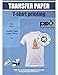 Produktbild PPD DIN A4 Inkjet Transferpapier Transferfolie Bügelfolie für Tintenstrahldrucker für helle Textilien T-Shirts zum bedrucken DIN A4 x 20 Blatt PPD006-20
