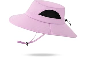 DORRISO Chapeau de Soleil Homme Femme Pliable Large Bord Chapeau Outdoor Bucket Hat Chapeau de Peche Étanche Chapeau de Voyage Alpinisme Casquette