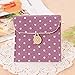 Produktbild Kurphy Damenbinden Tasche Menstruationstasse Pouch Stillkissen Halter Nette Polka Dot Baumwolle Waschbar Organizer Lagerung