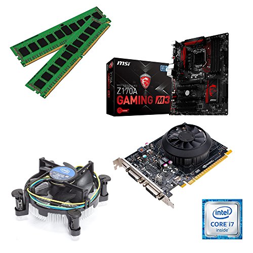 One PC Aufrüst-PC | Intel Core i7-7700K, 4 x 4.20GHz | Kabylake | montiertes Aufrüstset | Mainboard: MSI Z270A Gaming M3 | 16 GB RAM (2 x 8192 MB DDR4 Speicher 2133 MHz) | CPU Mainboard Gehäuse Bundle | Grafik: 2 GB NVIDIA GeForce GTX 1050 (HDMI, DVI, DP) | Gehäuse: Cooler Master K280 USB3.0 | 600 Watt LC-Power, 120mm leise | komplett fertig montiert! - 2