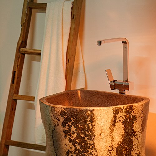 Wohnfreuden Handtuchhalter / Leiter aus recyceltem Teakholz 160 cm - 3